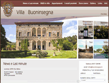 Tablet Screenshot of buoninsegna.com